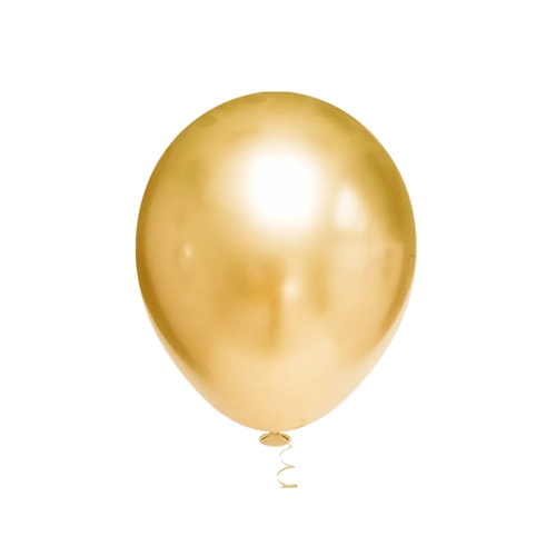BALÃO Nº 16 METALICO OURO - 10UN