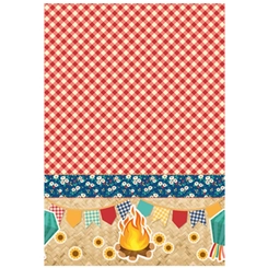TOALHA DE MESA PAPEL FESTA JUNINA 120X220CM  - 1UN