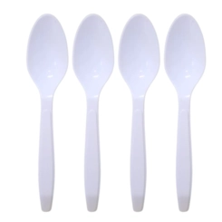 COLHER  DE SOBREMESA BRANCO BELLO - 50UN