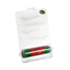 KIT BOBINHA ALUMINIO CENOURA 128MM + FORMA PVC
