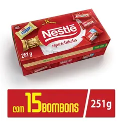 CAIXA DE BOMBONS ESPECIALIDADES NESTLÉ - 251G