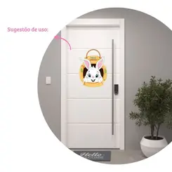 PAINEL DE PORTA DECORATIVO PÁSCOA - 1UN