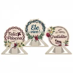 DECORAÇÃO DE MESA PÁSCOA ESSÊNCIA - 6UN