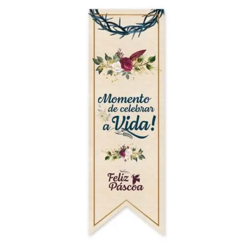 FAIXA DECORATIVA PÁSCOA ESSENCIA - 1UN