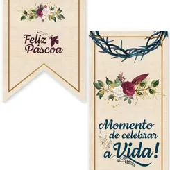 FAIXA DECORATIVA PÁSCOA ESSENCIA - 1UN