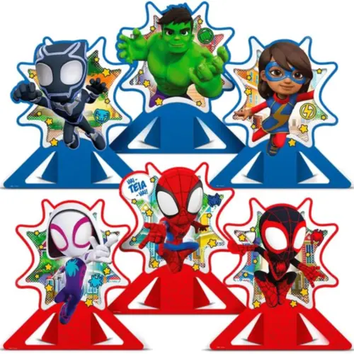 DECORAÇÃO DE MESA SPIDEY - 6UN