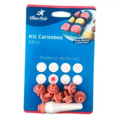 KIT CARIMBOS ESSENCIAIS ROSA BEBÊ - 9UN