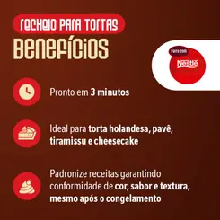 BASE PARA RECHEIO TORTA HOLANDESA - 600G