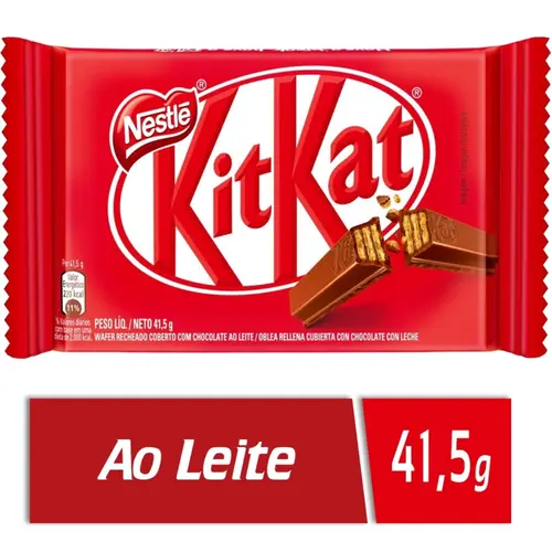 CHOCOLATE AO LEITE KIT KAT TABLETE - 41,5G