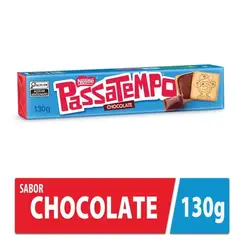 BISCOITO PASSATEMPO RECHEIO DE CHOCOLATE - 130G