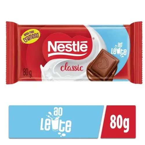 CHOCOALATE AO LEITE CLASSIC - 80G