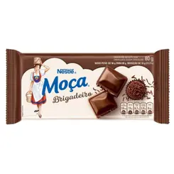 CHOCOLATE MOÇA BRIGADEIRO TABLETE - 80G