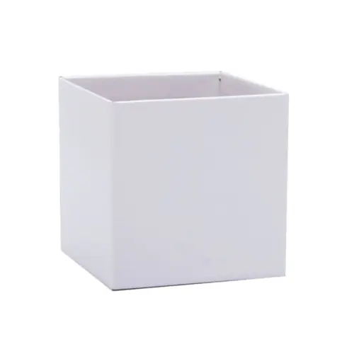 CACHEPOT PAPER POTE 15 QUADRADA BRANCO