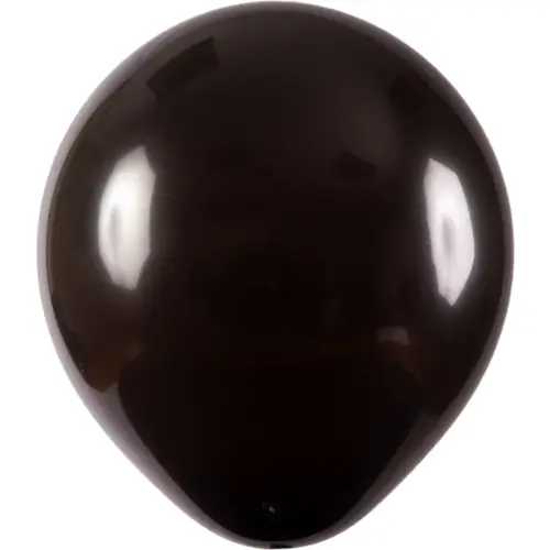 BALÃO 16" REDONDO PRETO ART LATEX - 12UN