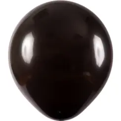 BALÃO 16" REDONDO PRETO ART LATEX - 12UN