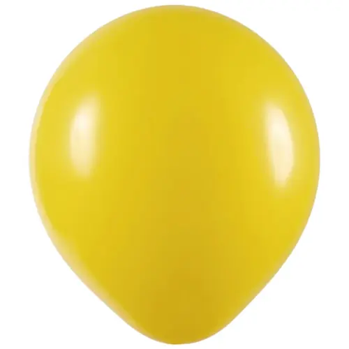 BALÃO 16" REDONDO AMARELO ART LATEX - 12 UN