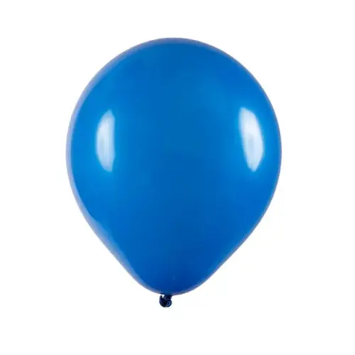 BALÃO 16" REDONDO AZUL ART LATEX - 12UN