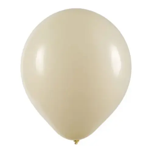 BALÃO 16" REDONDO MARFIM ART LATEX - 12UN