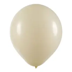 BALÃO 16" REDONDO MARFIM ART LATEX - 12UN