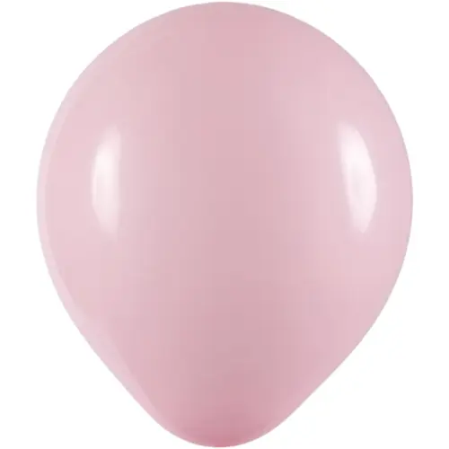 BALÃO 16" REDONDO ROSA CLARO ART LATEX - 12UN