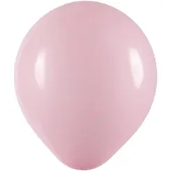 BALÃO 16" REDONDO ROSA CLARO ART LATEX - 12UN