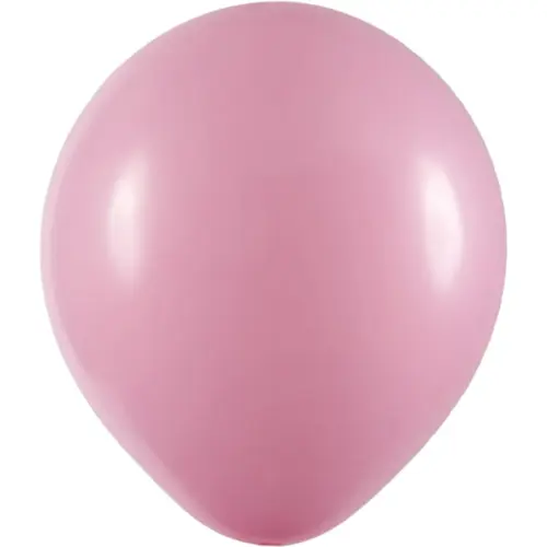 BALÃO 16" REDONDO ROSA ART LATEX - 12UN