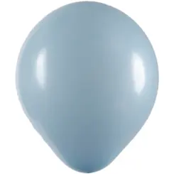BALÃO 16" REDONDO AZUL CLARO ART LATEX - 12UN