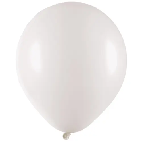 BALÃO 16" REDONDO BRANCO ART LATEX - 12UN