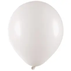 BALÃO 16" REDONDO BRANCO ART LATEX - 12UN