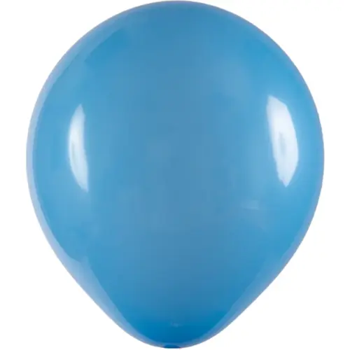 BALÃO 16" REDONDO AZUL CELESTE ART LATEX - 12UN