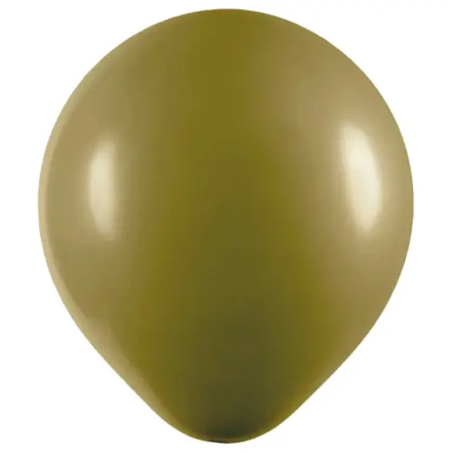 BALÃO 16" REDONDO OLIVA ART LATEX - 12UN