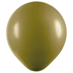 BALÃO 16" REDONDO OLIVA ART LATEX - 12UN