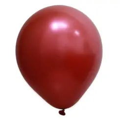 BALÃO 5" CROMADO VERMELHO ART LATEX - 25UN