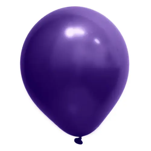 BALÃO 5" CROMADO ROXO ART LATEX - 25UN