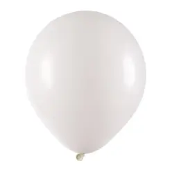 BALÃO 5" REDONDO BRANCO ART LATEX - 50UN