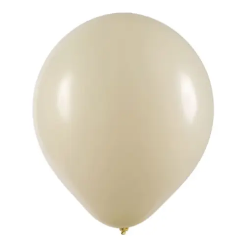 BALÃO 5" REDONDO MARFIM ART LATEX - 50UN