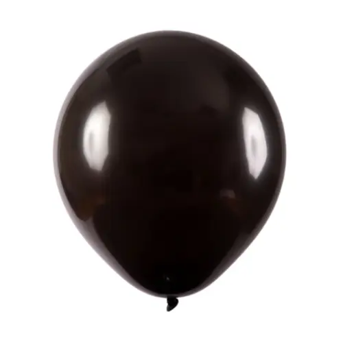 BALÃO 5" REDONDO PRETO ART LATEX - 50UN