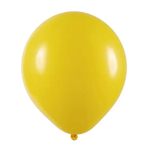 BALÃO 5" REDONDO AMARELO ART LATEX - 50UN