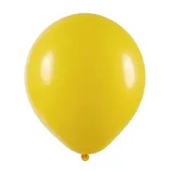 BALÃO 5" REDONDO AMARELO ART LATEX - 50UN