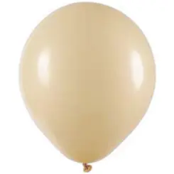 BALÃO 5" REDONDO BEGE ART LATEX - 50UN