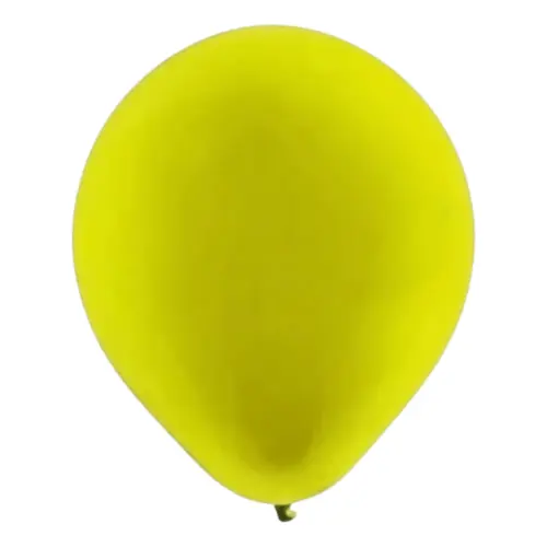 BALÃO 5" NEON AMARELO LIMAO ART LATEX - 25UN