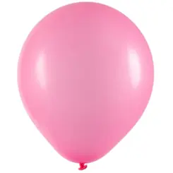 BALÃO 7" BUFFET ROSA ART LATEX - 50UN