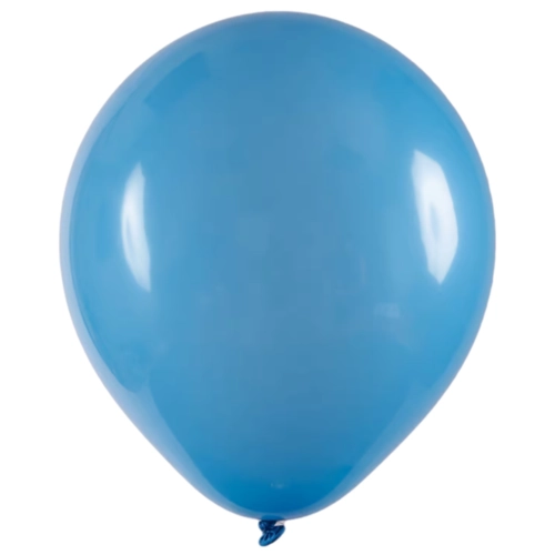 BALÃO 9" LINHA AMALU AZUL CELESTE ART LATEX - 50UN