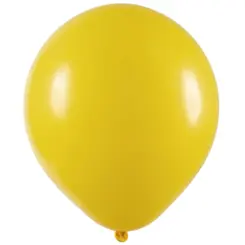 BALÃO 7" BUFFET AMARELO ART LATEX - 50UN