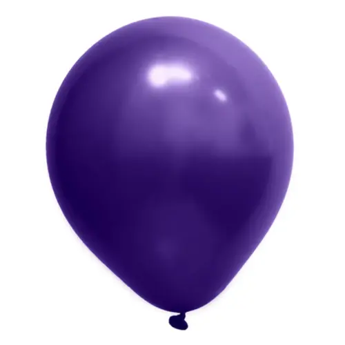 BALÃO 9" CROMADO ROXO ART LATEX - 25UN