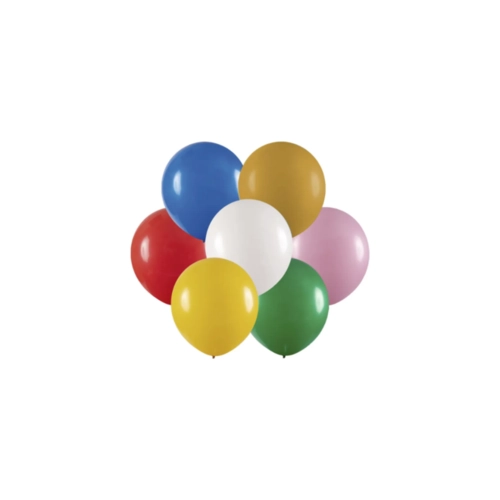 BALÃO 9" LISO SORTIDO ART LATEX - 50UN