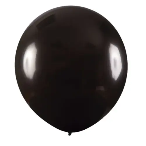 BALÃO 7" BUFFET PRETO ART LATEX - 50UN