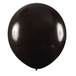 BALÃO 7" BUFFET PRETO ART LATEX - 50UN