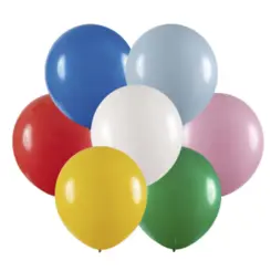 BALÃO 7" BUFFET SORTIDO ART LATEX - 50UN