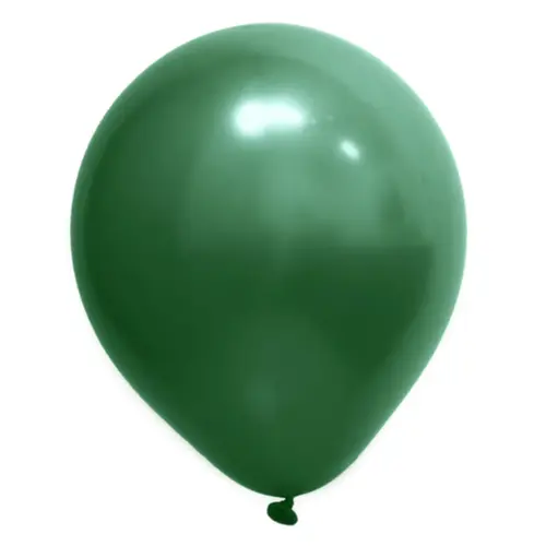 BALÃO 9" CROMADO VERDE ART LATEX - 25UN